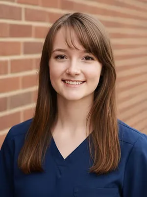 A dental assistant on the Abby Dental Care team